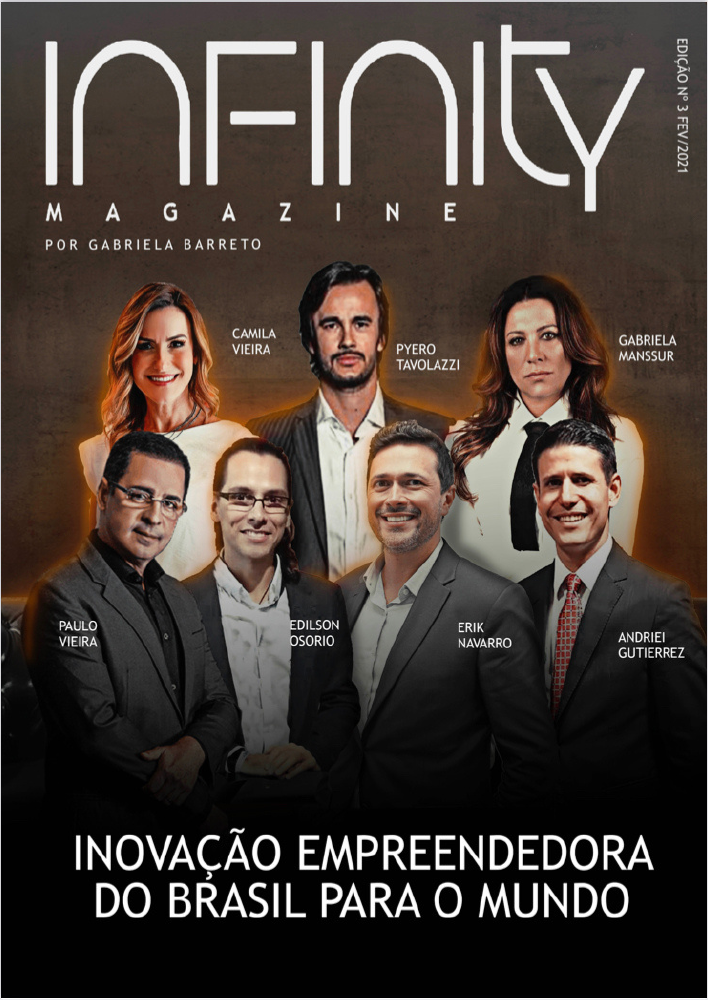 Primeira página da matéria da Infinity Magazine